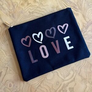 Macy’s Canvas Makeup Cosmetic Bag Pouch